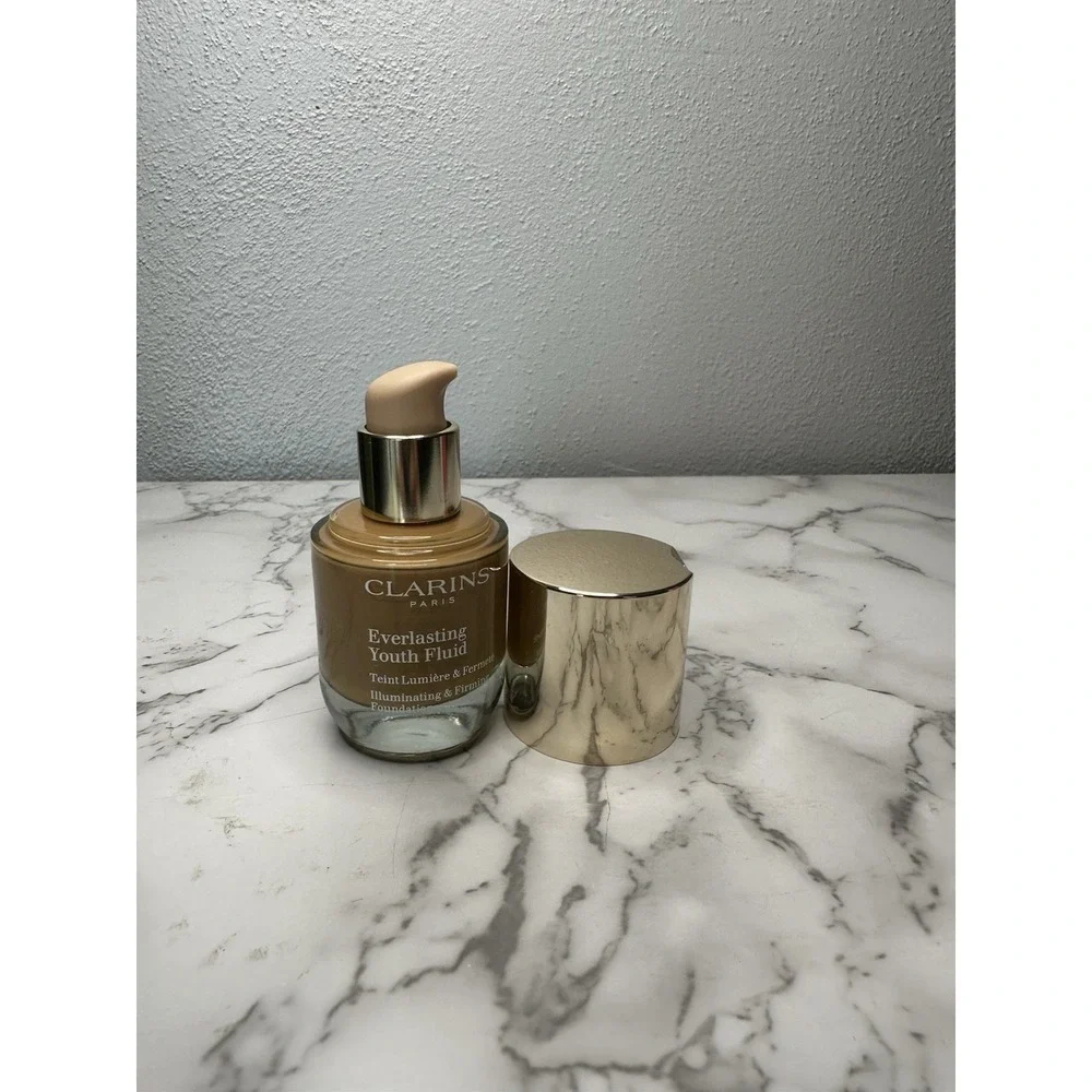 Clarins Everlasting‎ Youth Fluid Illuminating Firming Foundation 116.5W NEW 1oz